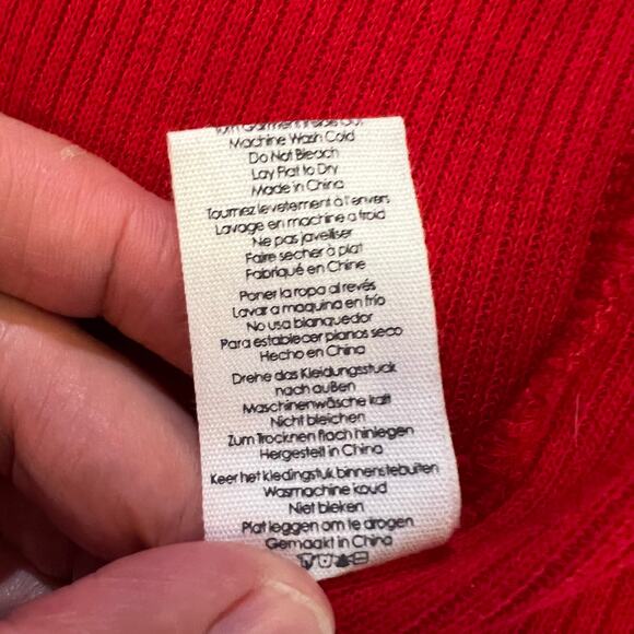 PJ Salvage Textured Essentials Robe Red size M - Picture 7 of 13